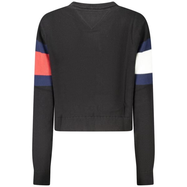 Tommy Hilfiger Black Cotton Women Sweater - Image 2
