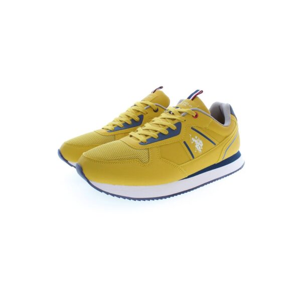 U.S. POLO ASSN. Yellow Polyester Men Sneaker - Image 3