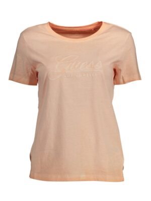 Guess Jeans Pink Cotton Women T-Shirt