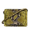Dolce & Gabbana Green Exotic Leather DG Plaque Crossbody Clutch Bag - Image 3