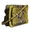 Dolce & Gabbana Green Exotic Leather DG Plaque Crossbody Clutch Bag - Image 4