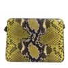 Dolce & Gabbana Green Exotic Leather DG Plaque Crossbody Clutch Bag - Image 5