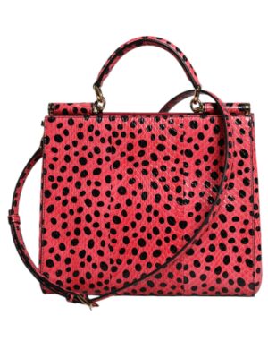 Dolce & Gabbana Pink Exotic Leather Top Handle Tote Crossbody Bag
