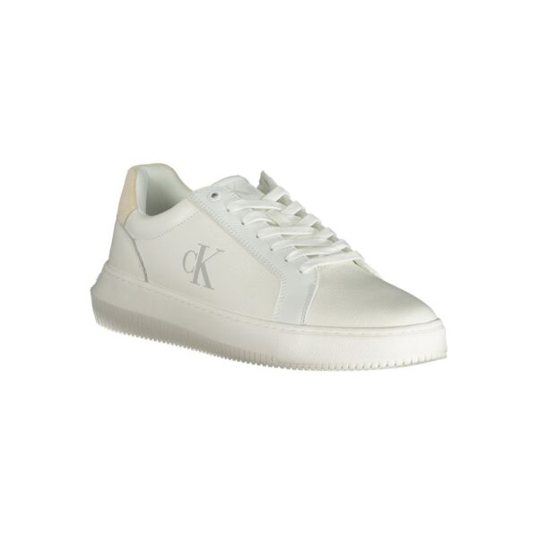 Calvin Klein White Polyethylene Men Sneaker - Image 2