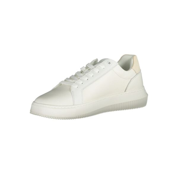 Calvin Klein White Polyethylene Men Sneaker - Image 3
