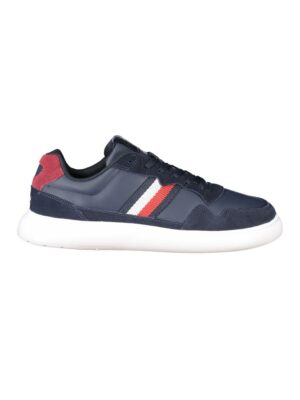 Tommy Hilfiger Blue Leather Men Sneaker