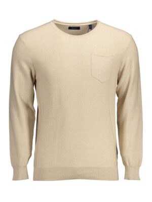 Gant Beige Cotton Men Sweater