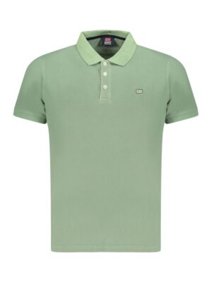 Norway 1963 Green Cotton Men Polo Shirt