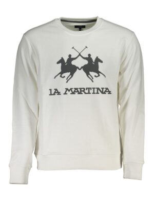 La Martina Elegant Long Sleeved Crew Neck Sweatshirt
