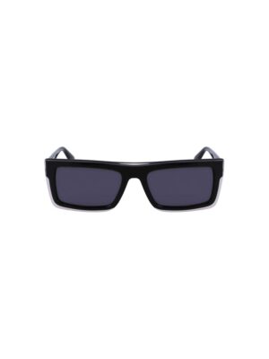 Calvin Klein Black Plastic Men Sunglass