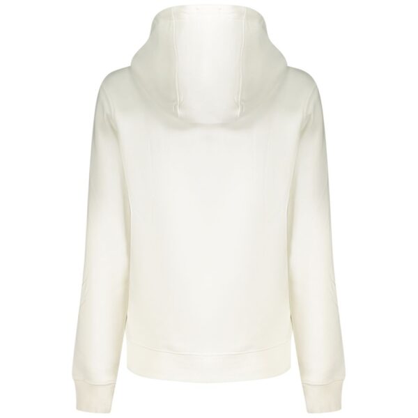 Tommy Hilfiger White Cotton Women's Hooded Sweater - Image 2