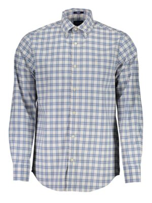Gant Blue Cotton Men Shirt