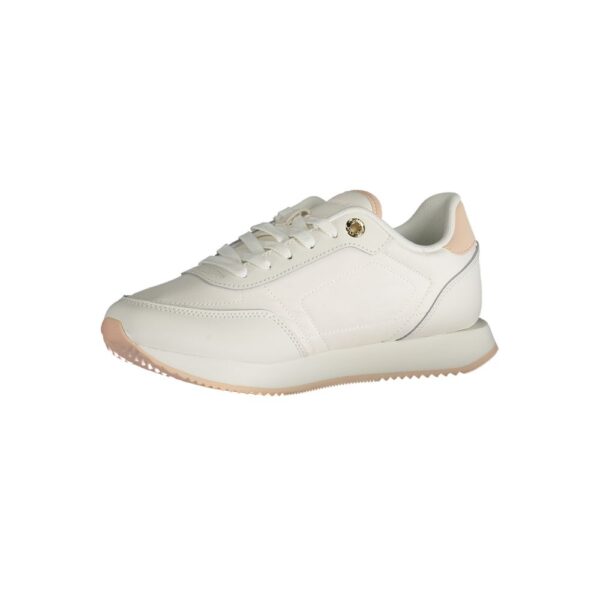 Tommy Hilfiger White Polyester Sneaker - Image 3