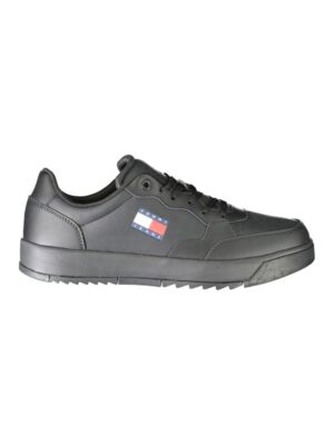 Tommy Hilfiger Black Polyethylene Men Sneaker