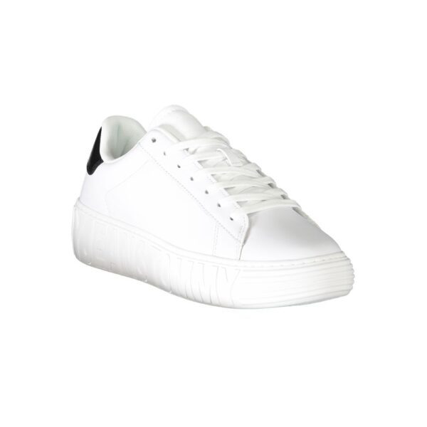 Tommy Hilfiger White Leather Men Sneaker - Image 2