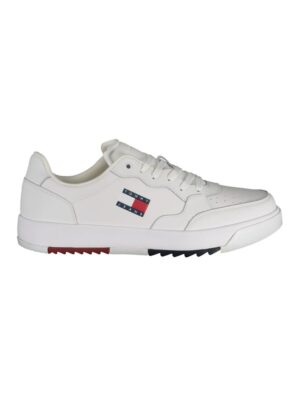 Tommy Hilfiger White Polyethylene Men Sneaker