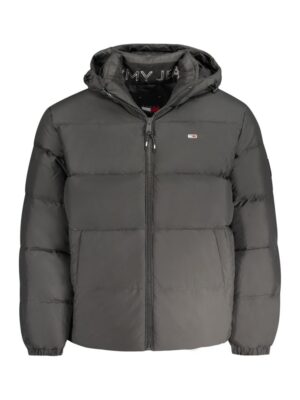 Tommy Hilfiger Black Polyester Men Jacket