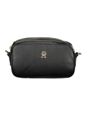 Tommy Hilfiger Black Polyester Women Handbag