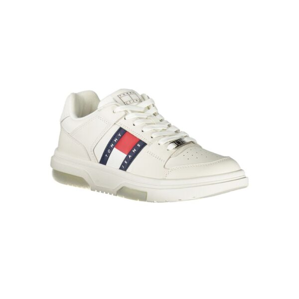 Tommy Hilfiger White Leather Women Sneaker - Image 2