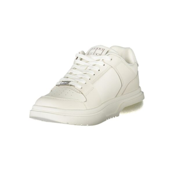 Tommy Hilfiger White Leather Women Sneaker - Image 3