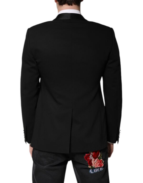 Dolce & Gabbana Black Single Breasted Men Coat MARTINI Blazer - Image 4