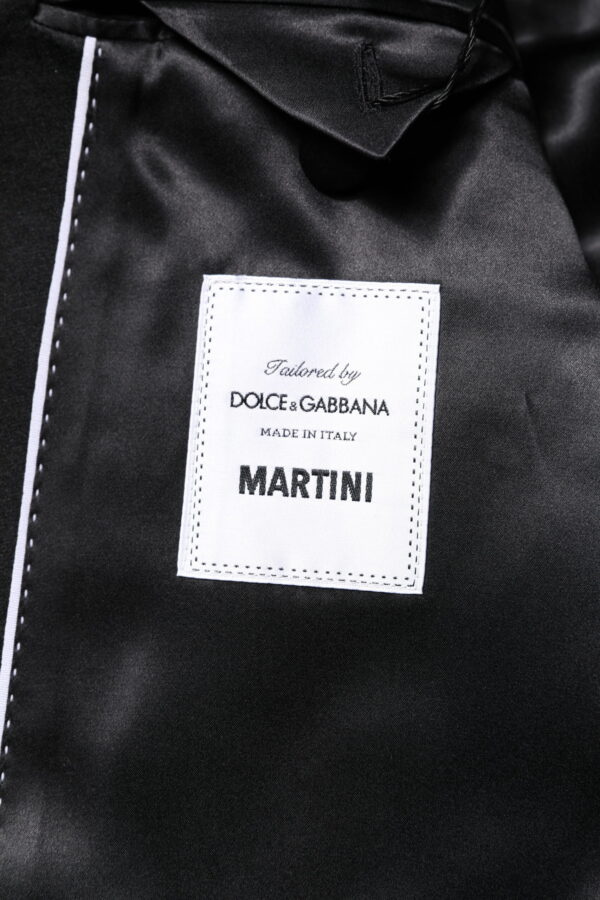 Dolce & Gabbana Black Single Breasted Men Coat MARTINI Blazer - Image 6