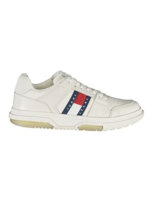 Tommy Hilfiger White Polyethylene Men Sneaker