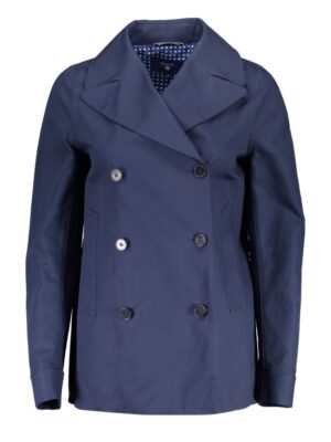 Gant Blue Cotton Women Jacket