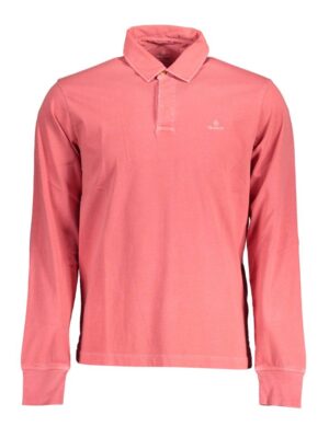 Gant Red Cotton Men Polo Shirt