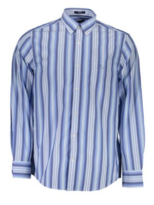 Gant Light Blue Cotton Men Shirt