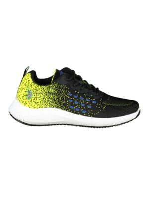U.S. POLO ASSN. Black Polyester Men Sneaker