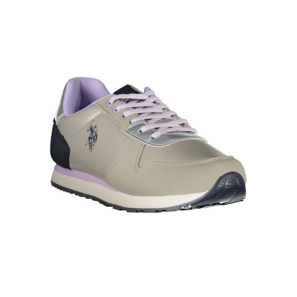 U.S. POLO ASSN. Silver Polyester Sneaker - Image 3