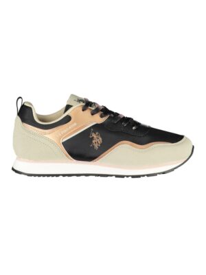 U.S. POLO ASSN. Black Polyester Sneaker
