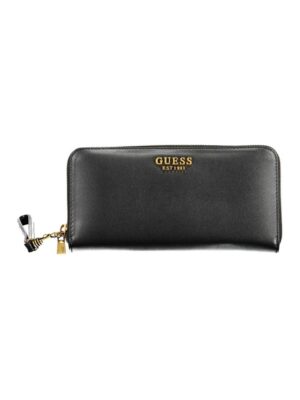 Guess Jeans Black Polyethylene Women Wallet