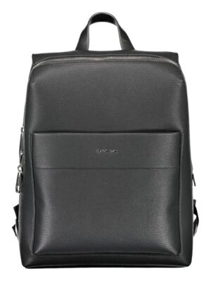 Calvin Klein Black Polyester Men Backpack