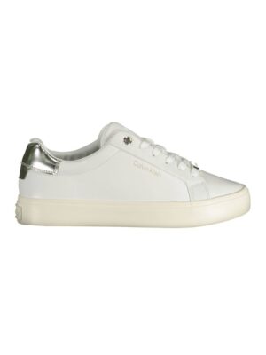 Calvin Klein White Leather Women Sneaker