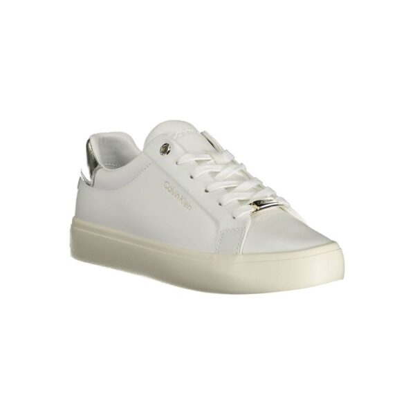 Calvin Klein White Leather Women Sneaker - Image 2