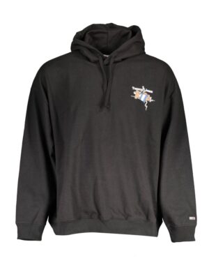 Tommy Hilfiger Black Cotton Men Sweater