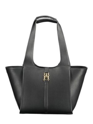 Tommy Hilfiger Black Polyethylene Women Handbag