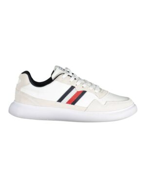 Tommy Hilfiger White Leather Men Sneaker