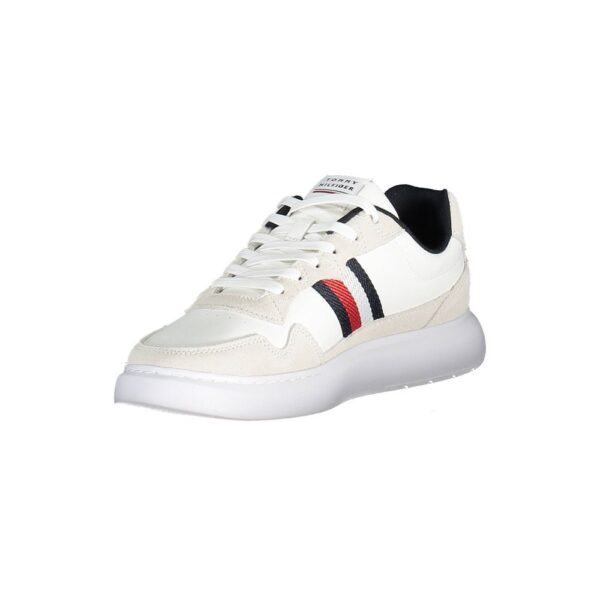 Tommy Hilfiger White Leather Men Sneaker - Image 3