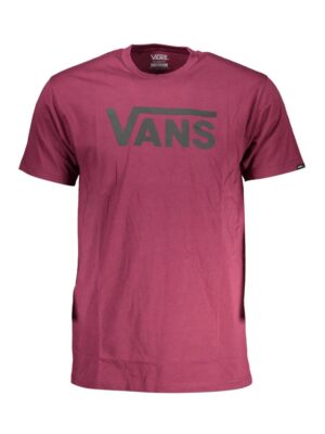 Vans Purple Cotton Men T-Shirt