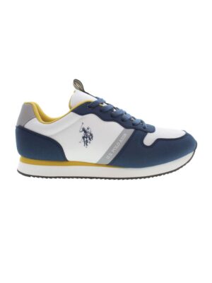 U.S. POLO ASSN. Blue Polyester Men Sneaker