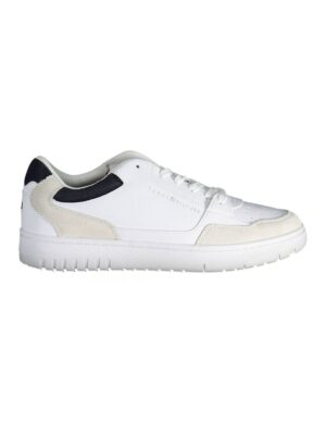 Tommy Hilfiger White Leather Men Sneaker