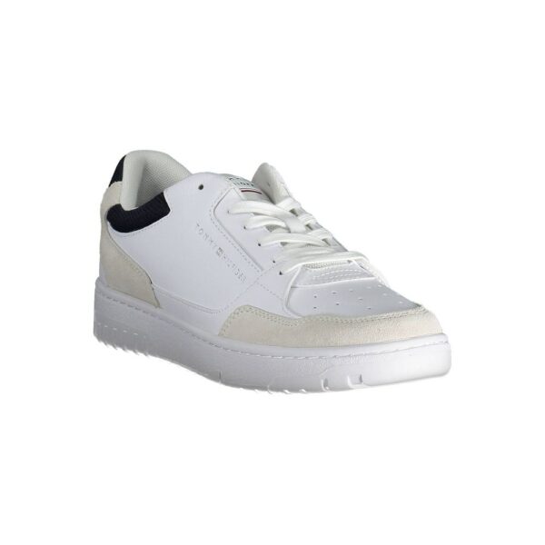 Tommy Hilfiger White Leather Men Sneaker - Image 2