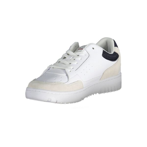 Tommy Hilfiger White Leather Men Sneaker - Image 3