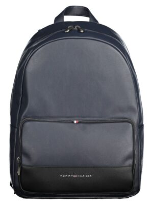 Tommy Hilfiger Blue Polyethylene Men Backpack