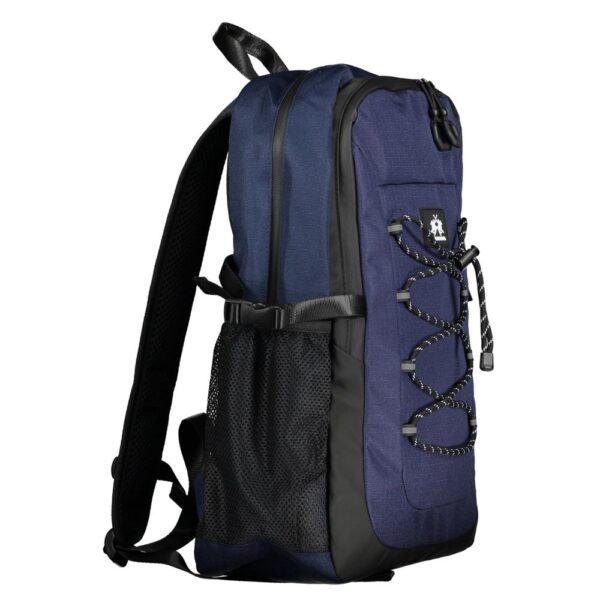 La Martina Blue Polyester Men Backpack - Image 3