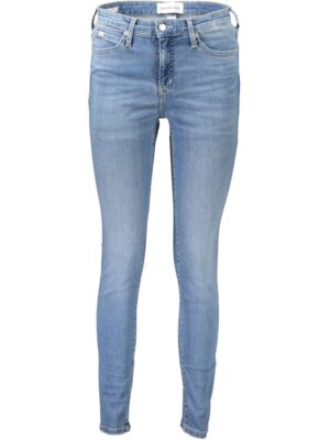 Calvin Klein Light Blue Cotton Women Jeans