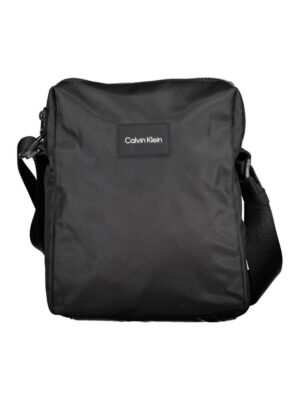 Calvin Klein "Black Polyester Mens Shoulder Bag"